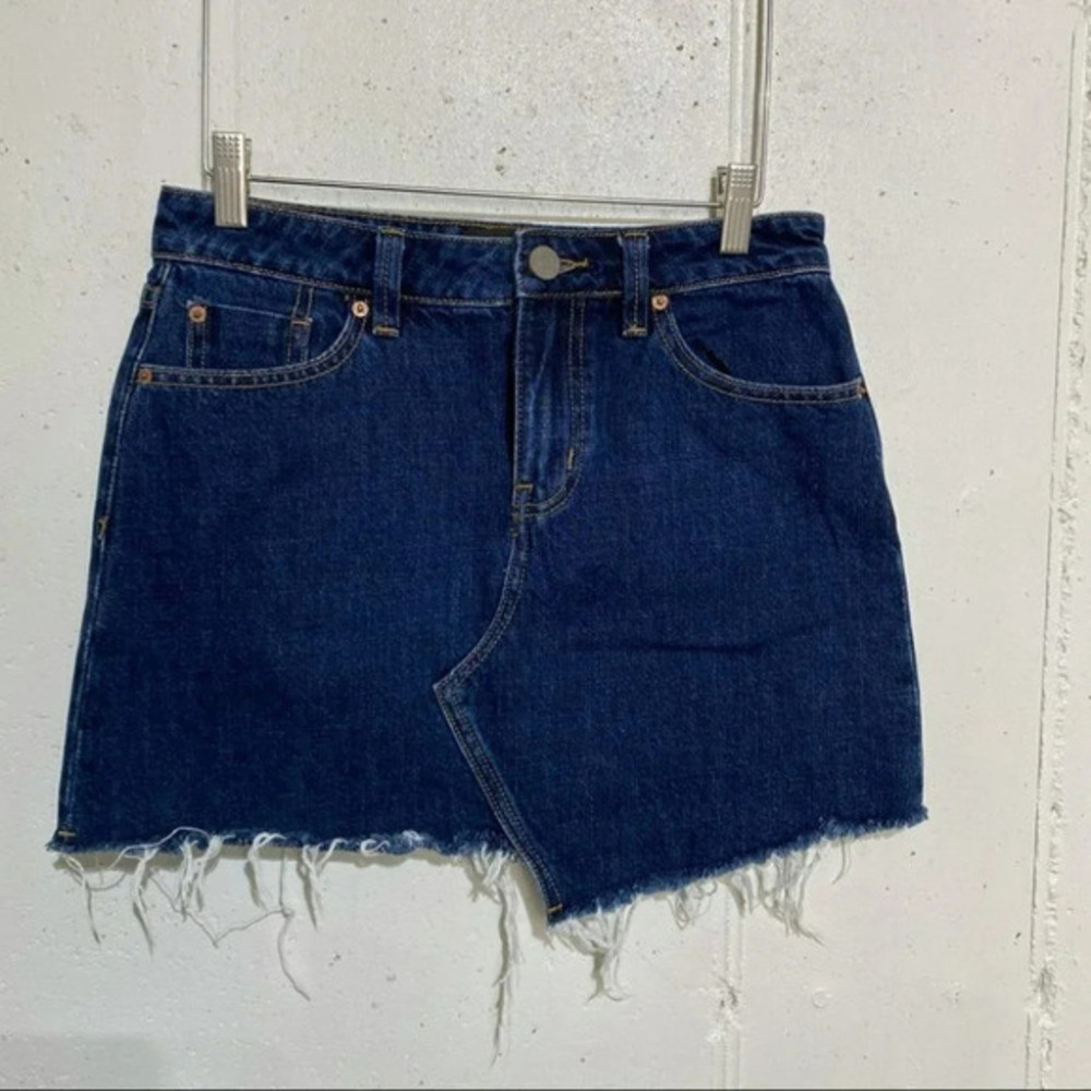 UO BDG‎ S blue jean mini skirt